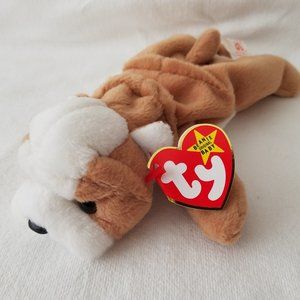 TY Beanie Babies Wrinkles The Bulldog #4103 1996, Vintage, Collectible